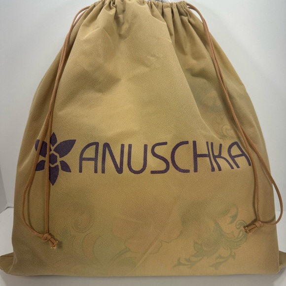 NEW - Anuschka Multi Compartment Hand Painted Large Leather Satchel - Henna Fl… - Picture 14 of 14